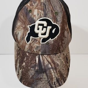 CU Colorado University Buff Camo Adjustable Hat
